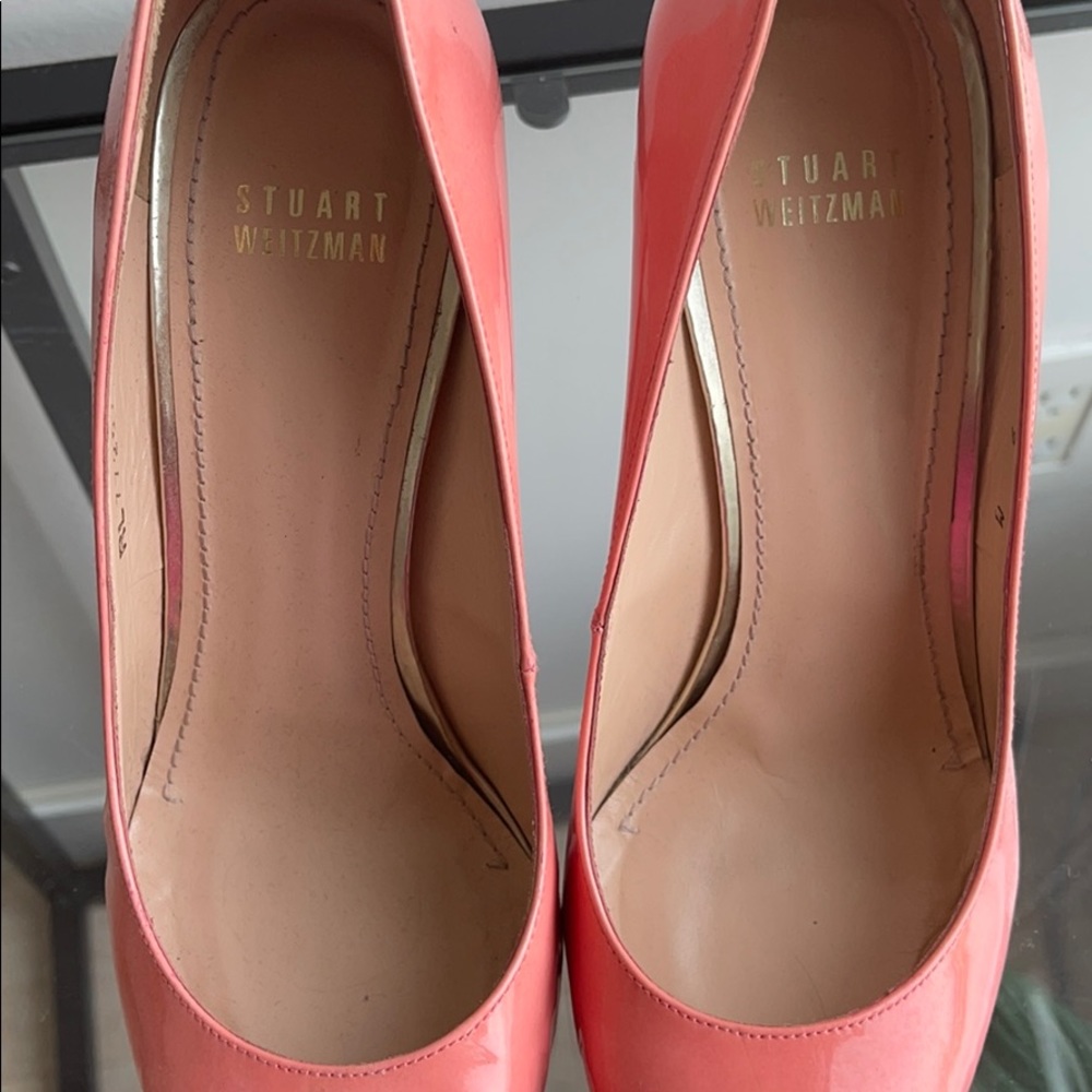 Stuart Weitzman pumps 105 peach colour - Picture 4 of 5